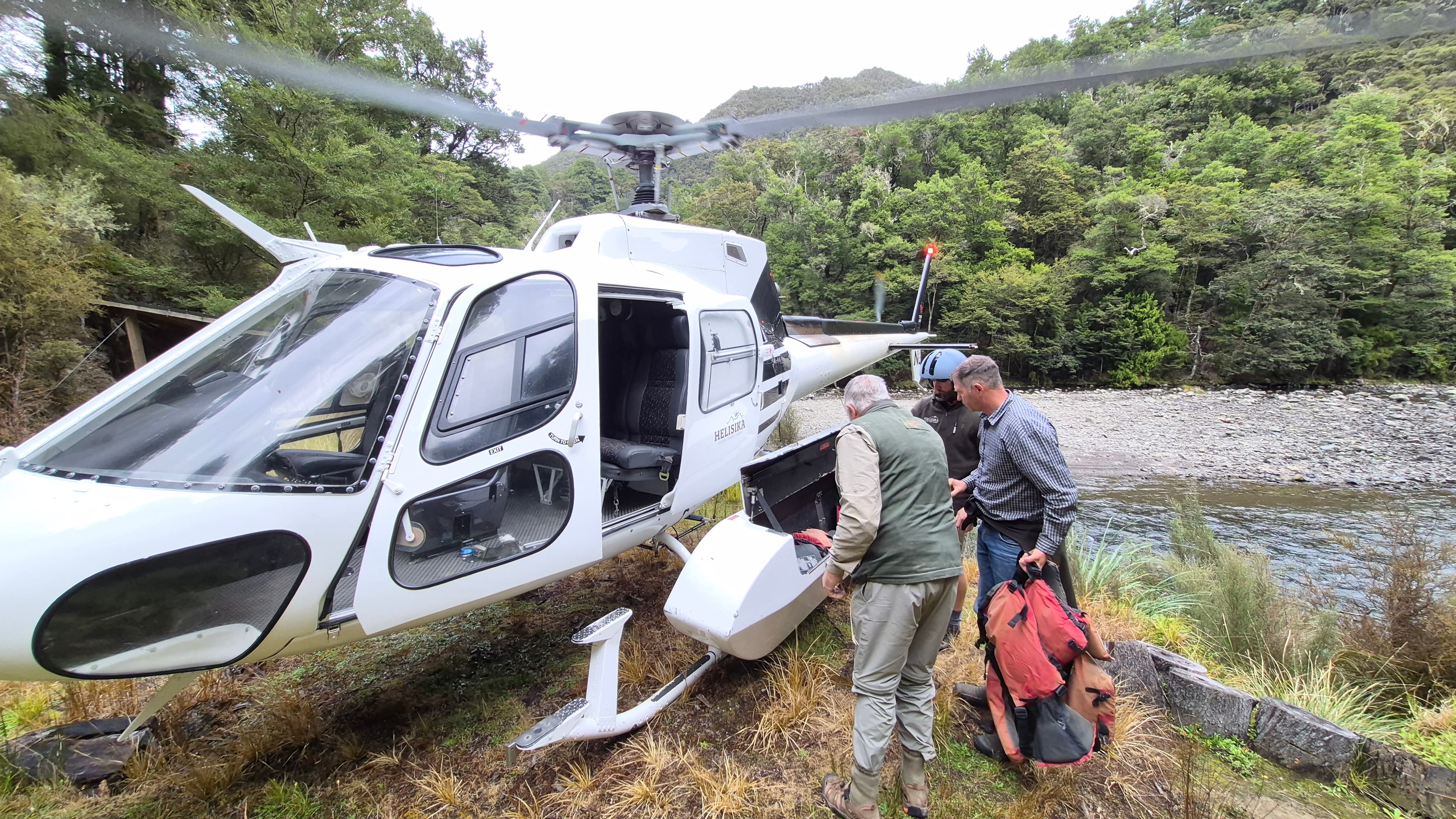 Helicopter rental in Hawke's Bay, NZ for for back country adventures including fly fishing and hunting