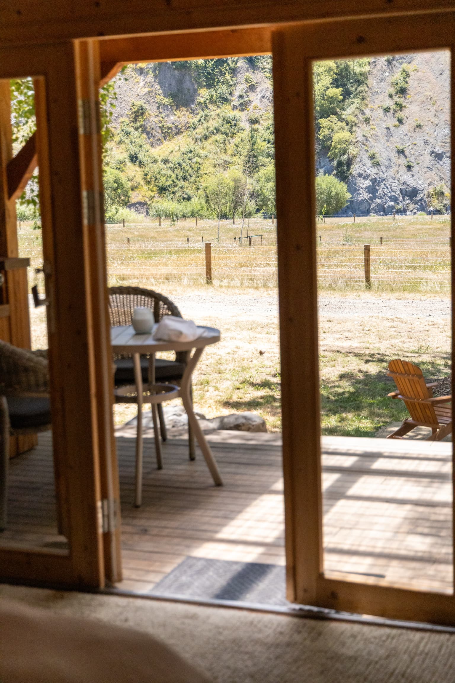 4-star chalet farmstay in Hawke's Bay overlooking the stunning Mohaka River