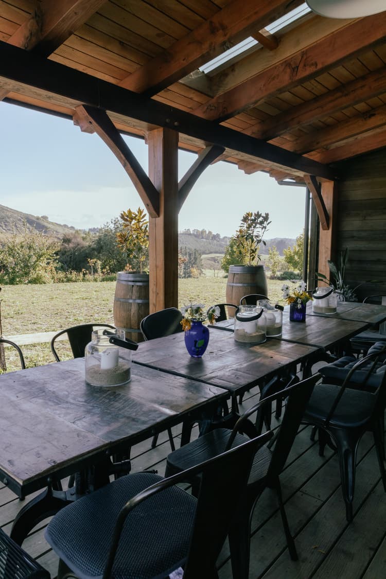 Double-storey timber frame home featuring King Post structure, 3 bedrooms, and craft room