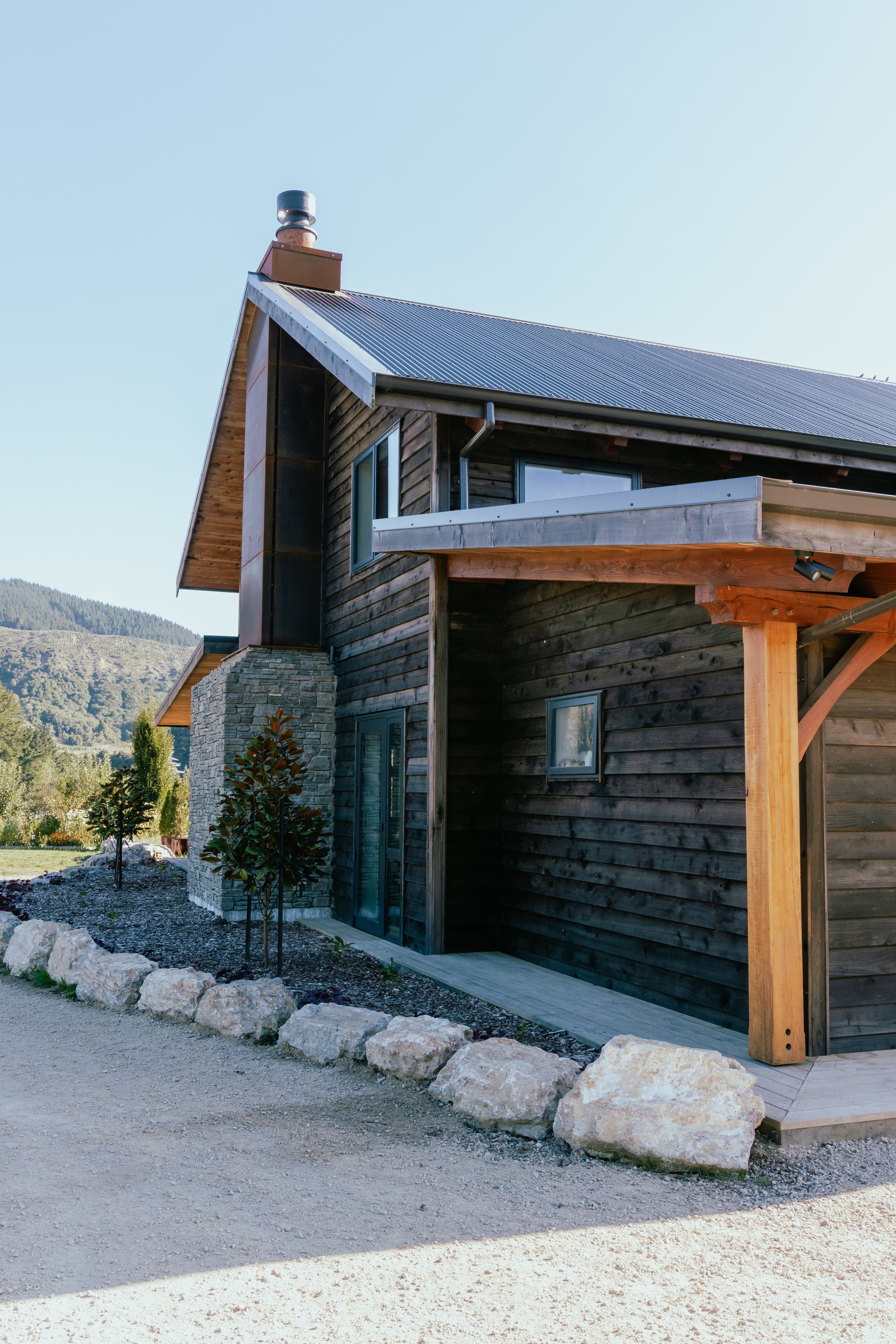 Grand mortise and tenon timber frame barn show home - public viewings by appointment