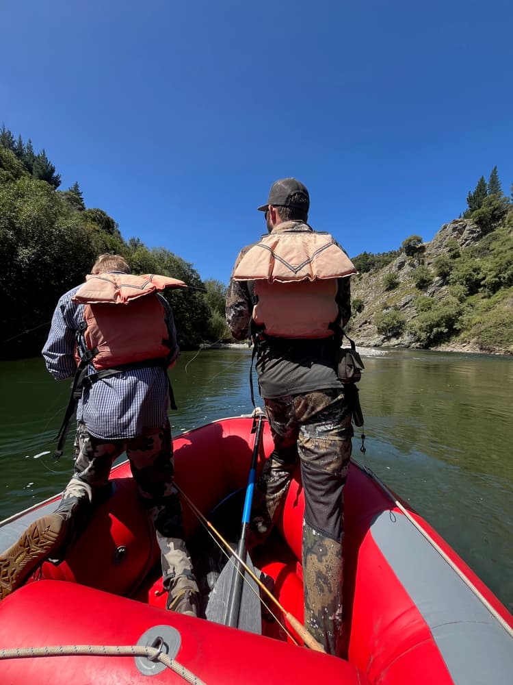 Raft fishing for corporate events in Hawke's Bay