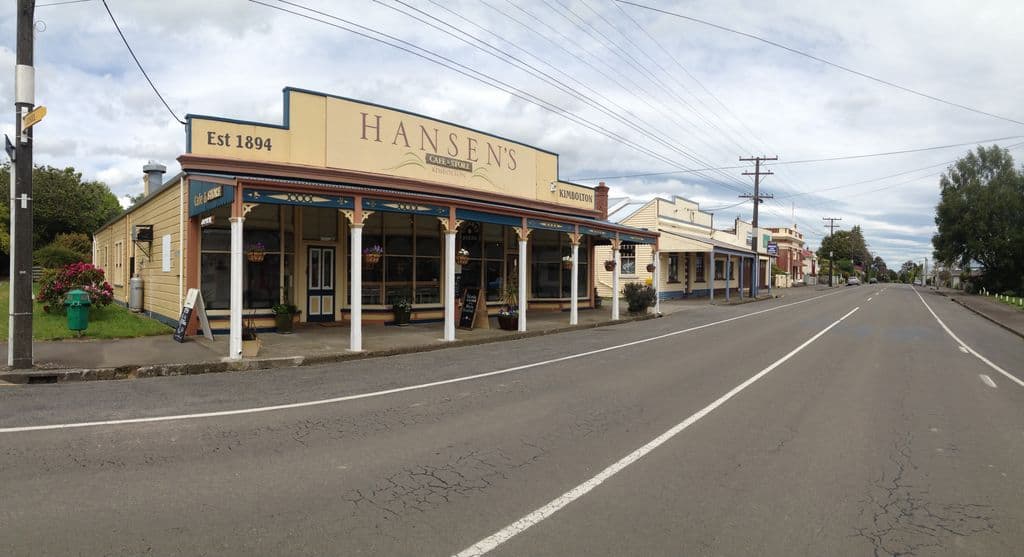 Rural cafe owned by a Christian community in Kimbolton enjoying life on a shared rural homestead after choosing a country lifestyle over urban living.