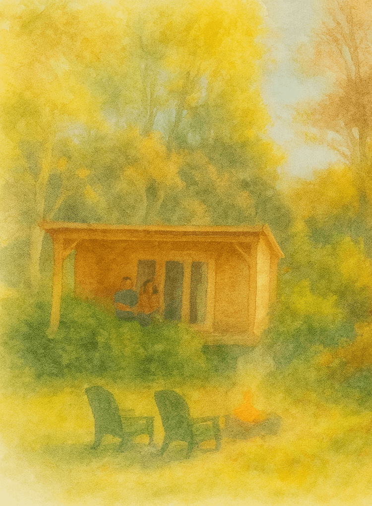 4-star accommodation on the Mohaka River, wilderness cabins