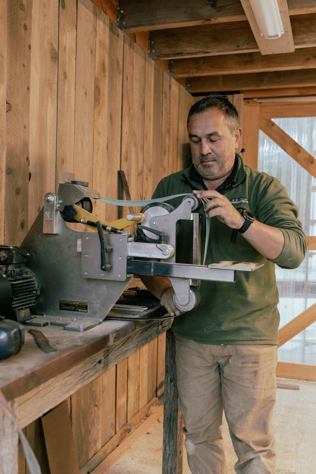 Learn knife making in Hawke's Bay on a beautiful farm using premium European steel in a hands-on artisan workshop.