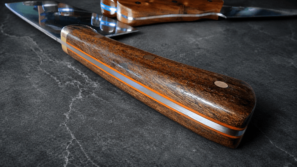 Knife making course and farm experience where guests craft a high-quality knife from European steel to take home.